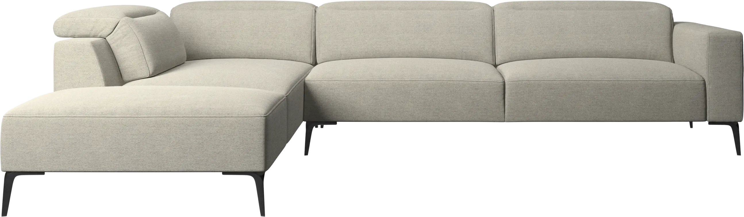 Zürich corner sofa with lounging unit